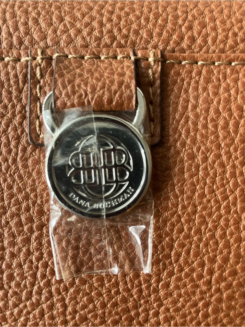 NWOT Dana Buchman Brown Zip Wallet